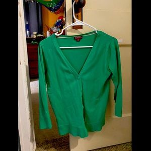 Shamrock green cardigan
